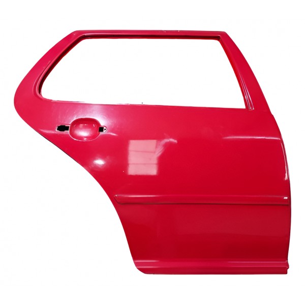Porta Traseira Direita Volkswagen Golf Sapão 1999 2006 Usada Traseira Direito Vermelho