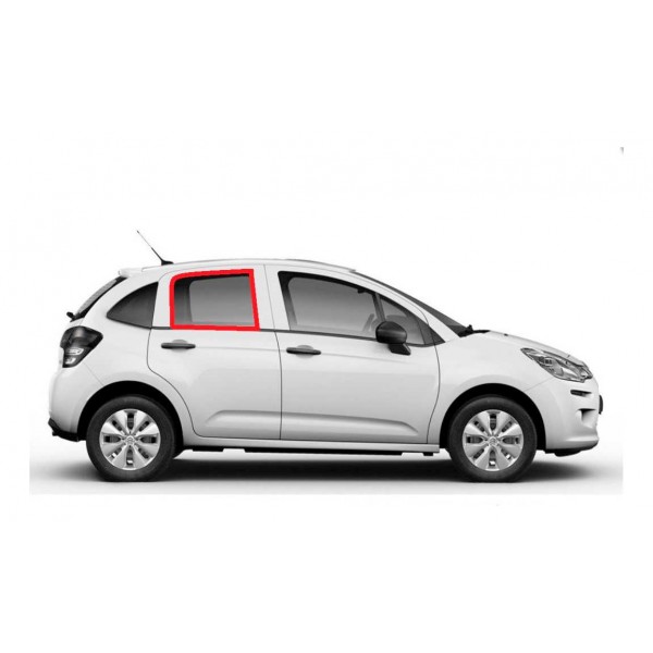 Guarnicao Vidro Traseiro Citroen C3 Tendance 2017 Direito