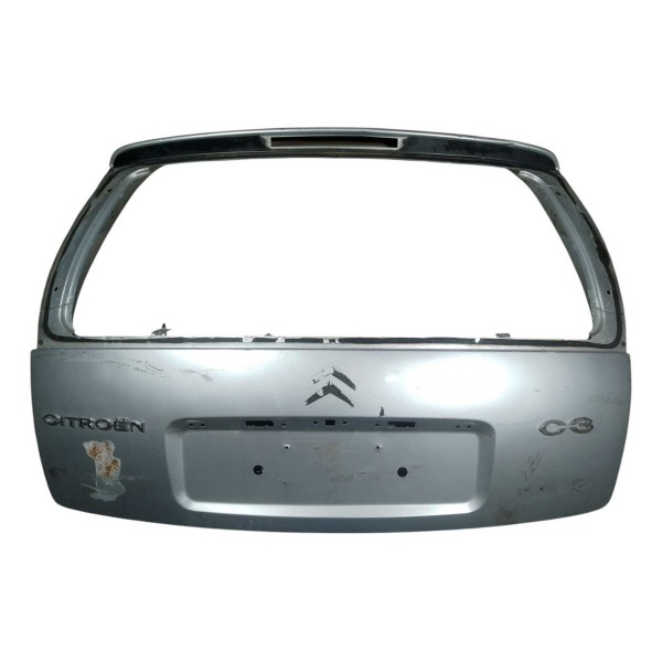 Tampa Traseira Porta Mala Citroen C3 Exclusive 1.6 2012  Prateado