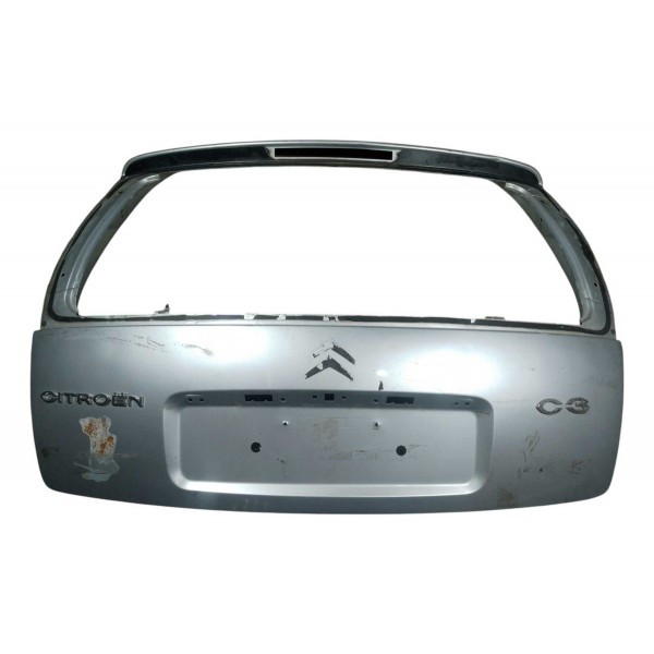 Tampa Traseira Porta Mala Citroen C3 Exclusive 1.6 2012  Prateado