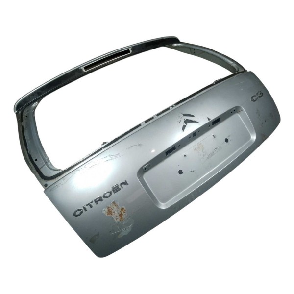 Tampa Traseira Porta Mala Citroen C3 Exclusive 1.6 2012  Prateado