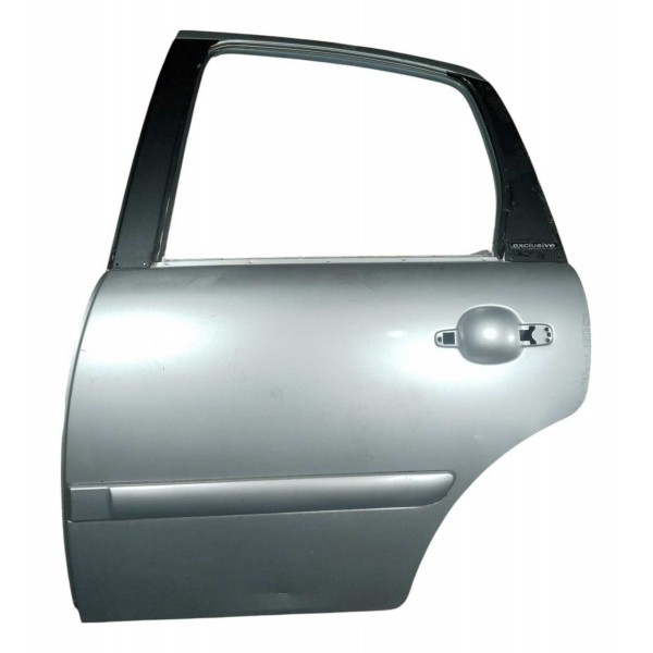 Porta Traseira Citroen C3 Exclusive 1.6 2012 Esquerdo Traseira Esquerdo Prateado