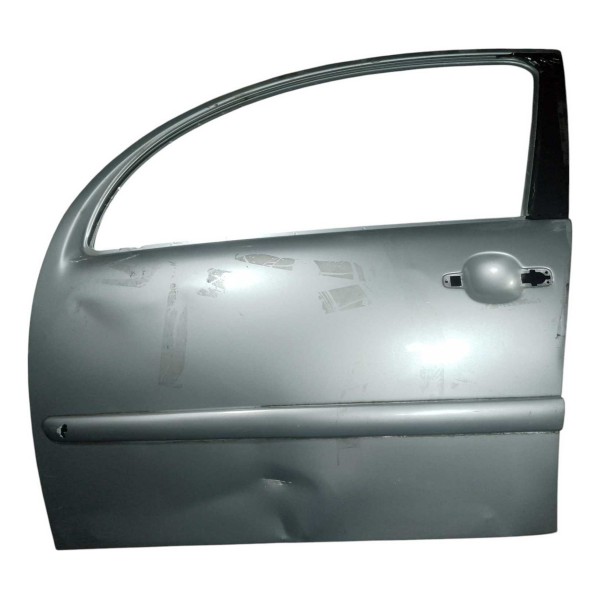 Porta Dianteira Citroen C3 Exclusive 1.6 2012 Esquerdo Dianteira Esquerdo Prateado