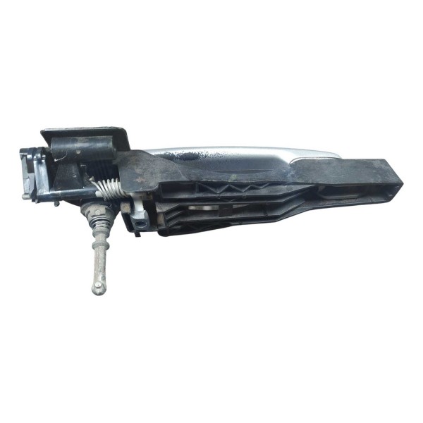 Macaneta Externa Dianteira Esquerda Citroen C3 1.6 16v 2012 Prateado Dianteira