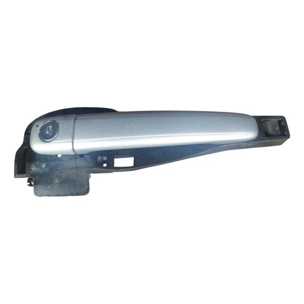 Macaneta Externa Dianteira Esquerda Citroen C3 1.6 16v 2012 Prateado Dianteira
