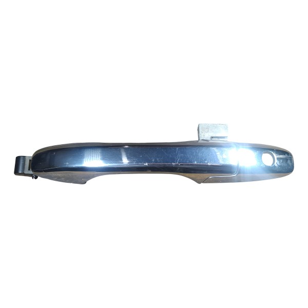 Macaneta Externa Porta Dianteira Esquerda Honda City1.5 2013 Prateado Dianteira