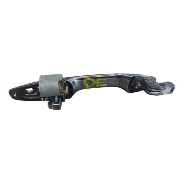 Macaneta Externa Porta Dianteira Esquerda Honda City1.5 2013 Prateado Dianteira