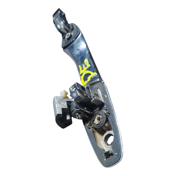 Macaneta Externa Porta Dianteira Esquerda Honda City1.5 2013 Prateado Dianteira