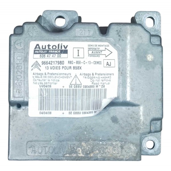 Modulo Air Bag Citroen C4 Grand Picasso 2008 9664217980