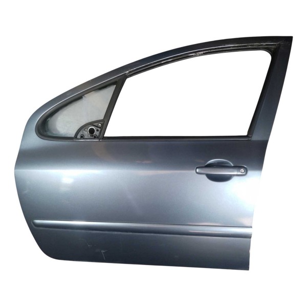 Porta Dianteira Esquerdo Peugeot 307 Sedan 2007 Cinza Fer Dianteira Esquerdo Cinza