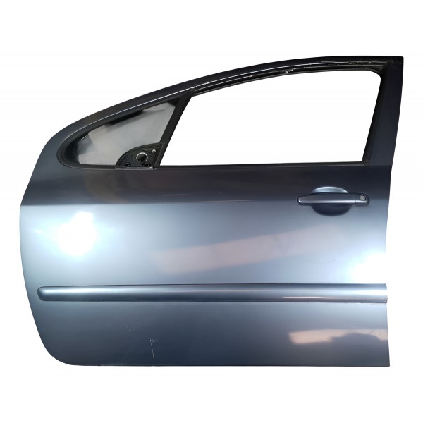 Porta Dianteira Esquerdo Peugeot 307 Sedan 2007 Cinza Fer Dianteira Esquerdo Cinza