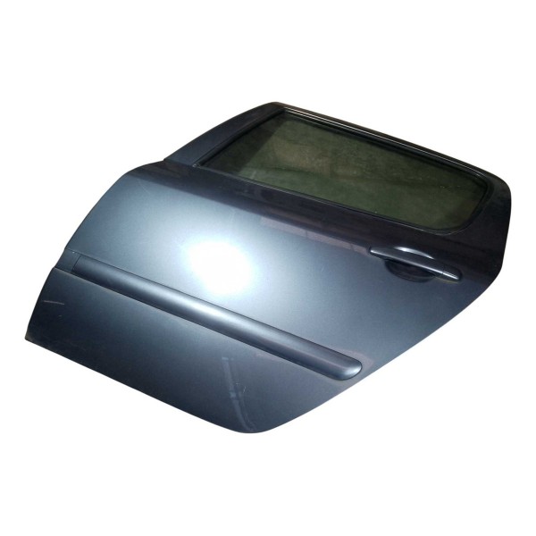 Porta Traseira Esquerdo Peugeot 307 Sedan 2007 Cinza Fer Traseira Esquerdo Cinza