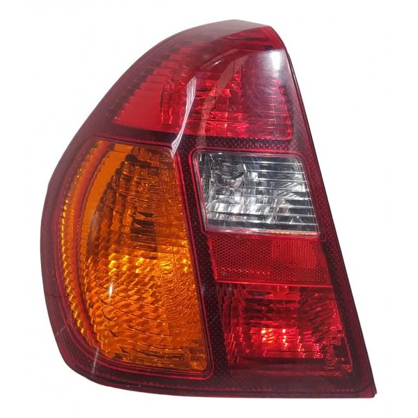 Lanterna Traseira Esquerdo Renault Clio Sedan 2000 Detalhe Esquerdo/motorista Vermelho