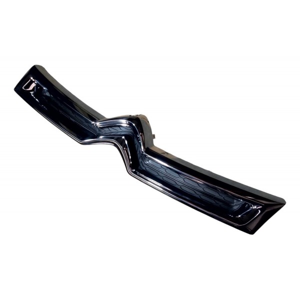 Friso Moldura Grade Radiador Citroen C3 2013 2019 Detalhe Prateado